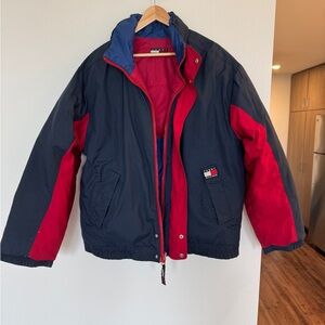 Vintage reversible Tommy Hilfiger down coat